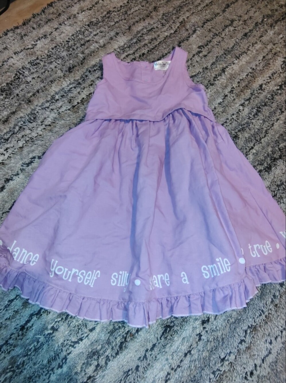 Matilda Jane Lavender Lilac Ruffle Hem Girls Dress